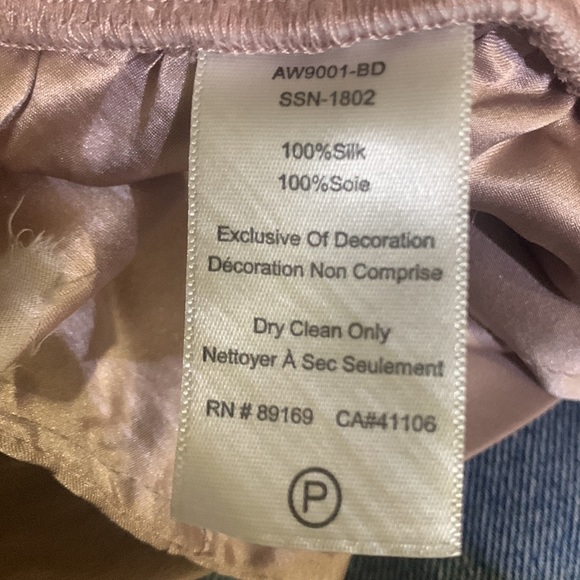 ATM Anthony Thomas Melillo Silk Jogger Pant Pink Size small Pull On Comfortable - Picture 16 of 16